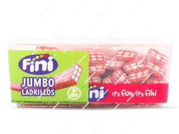Fini Jumbo Ladrillos Fresa Pica 30 uds