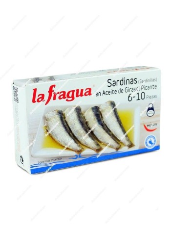 Fragua Sardinas Picantes en Aceite de Girasol 6-10 uds