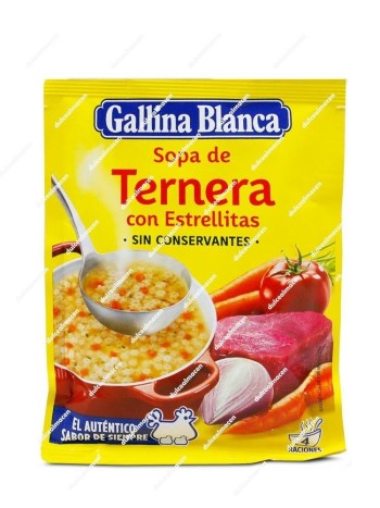Gallina Blanca Sopa de Ternera Con Estrellitas