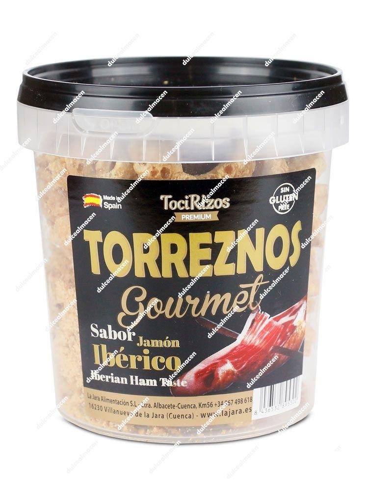 Jara Toci Rizos Torreznos sabor Jamón Cubo 125 gr