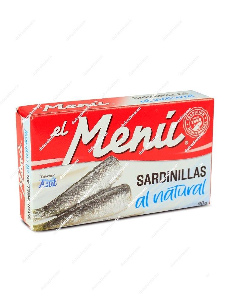 Menu sardinas al natural 90 gr