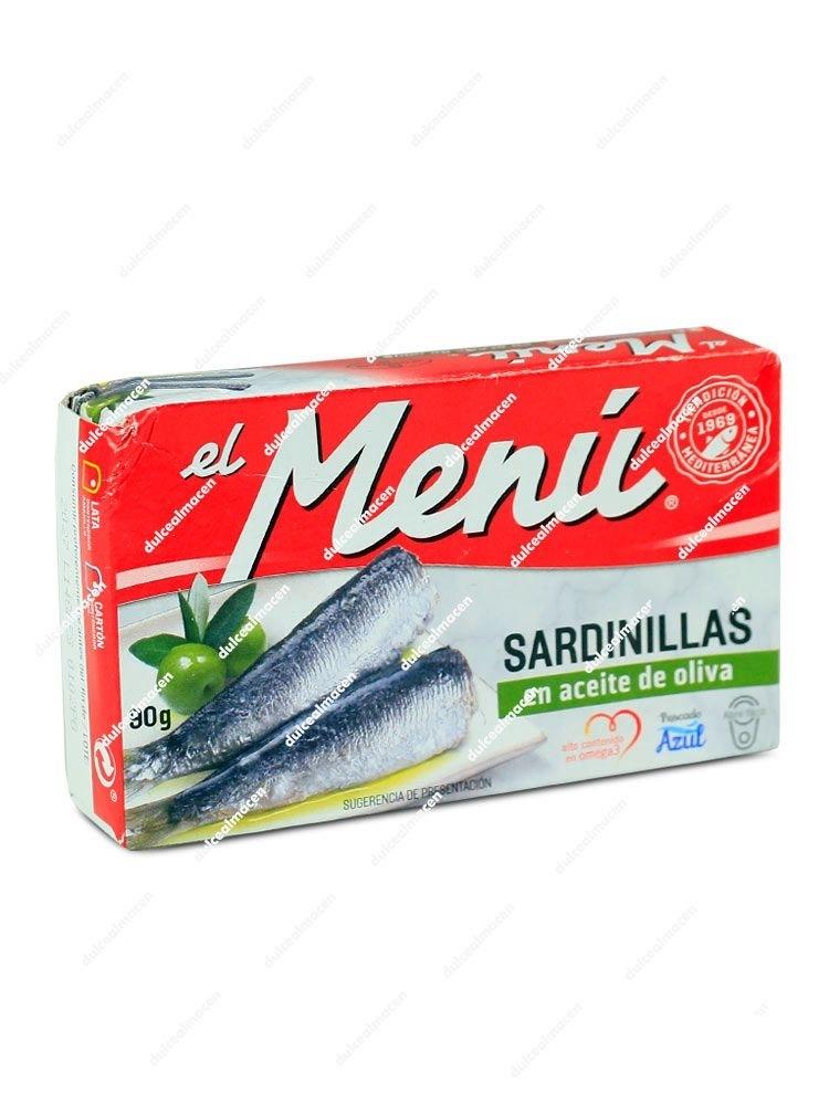 Menu sardinas en aceite de oliva 90 gr
