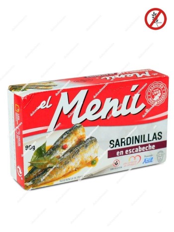 Menu sardinas en escabeche 90 gr