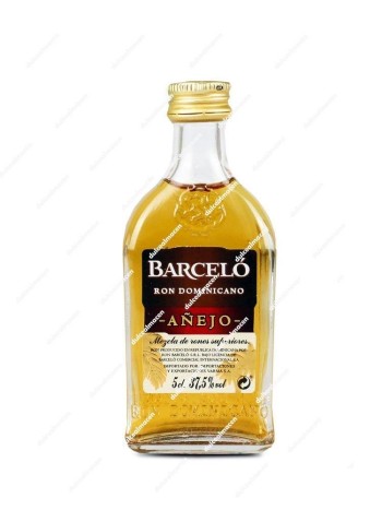 Mini Ron Barcelo Añejo 50 ml