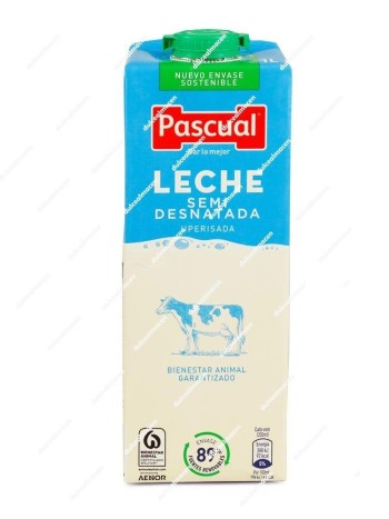 Pascual Leche Semidesnatada 1 litro