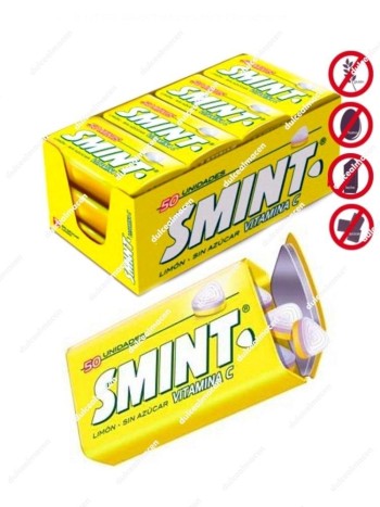 Smint Tin Limón 12 uds
