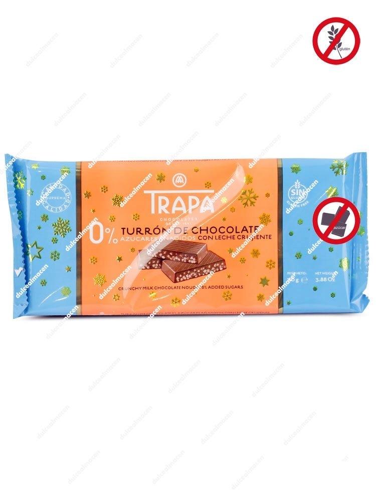 Trapa Turrón Chocolate con Leche Crujiente S/A 110 gr
