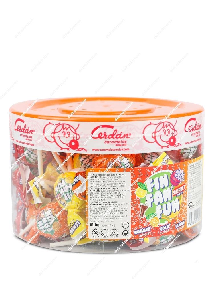chupa caramelos sin azúcar de 150uds de caramelos cerdán