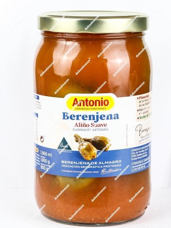 Antonio berenjena aliño suave 1,900gr
