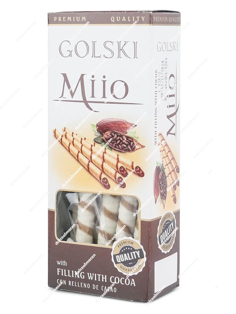 Golski Miio Barquillos Rellenos Chocolate 120 gr