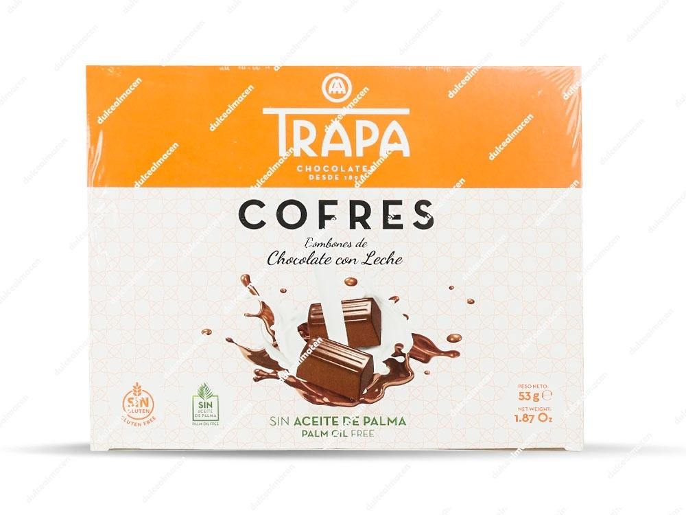 Trapa Cajita Bombones Cofres Chocolate con Leche 53 gr