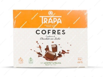 Trapa Cajita Bombones Cofres Chocolate con Leche 53 gr