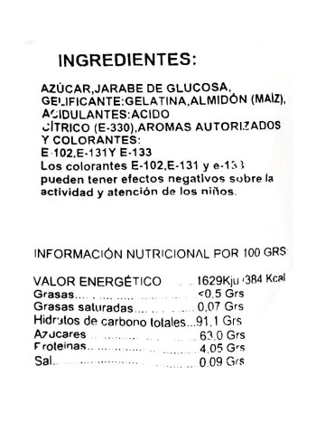Sito Lágrimas Mentitas 1 kg