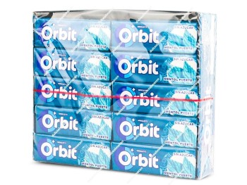 Orbit Chicles Sabor menta fuerte 30 uds