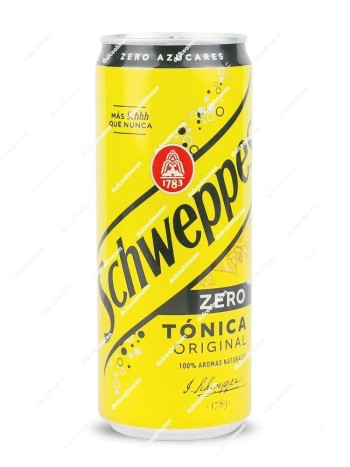 Schweppes Tónica Zero 33 cl.