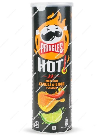 Pringles Hot Mexican Chilli & Lime Grandes 160 gr