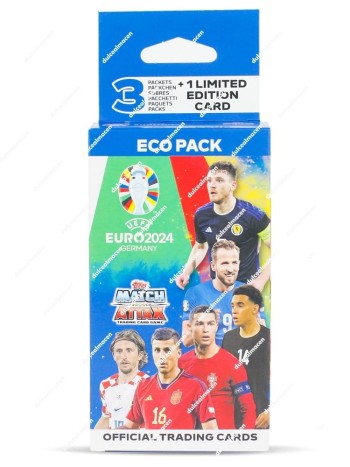 Topps Match Attax Eco Pack 24 Cartas Uefa Euro 2024