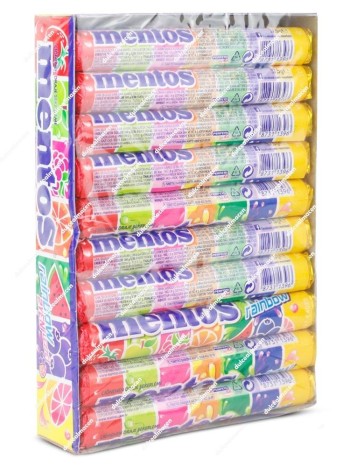 Mentos Tubo Rainbow 20 uds