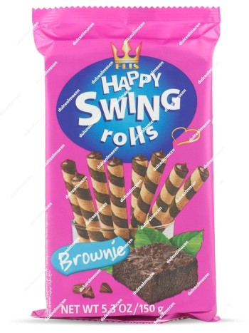 Flis Happy Swing Rolls Barquillo Relleno Brownie 150 gr