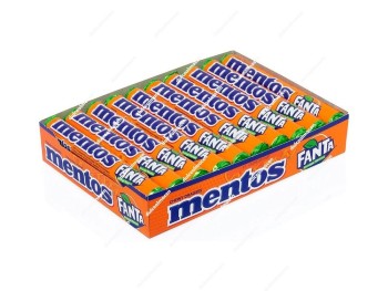 Mentos Tubo Fanta Naranja 20 uds