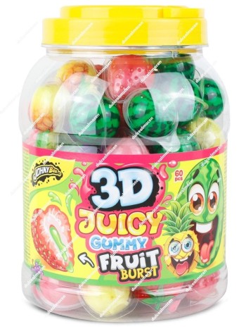 Johny Bee Fruit 3D Juicy Gummy 60 uds