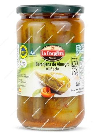 La Encajera Berenjena de Almagro Aliñada Tarro Cristal 780gr