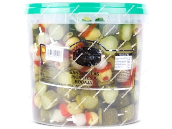 La Encajera Banderillas Picantes cubo 3,8 kg