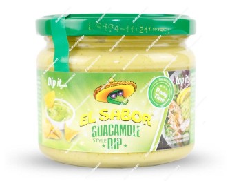 El Sabor Guacamole Dip Tarro 300gr