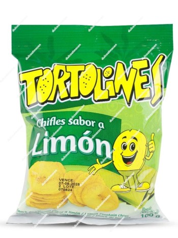 Tortolines Chifles Sabor a Limón 100 gr