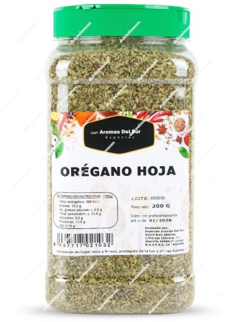 Aromas del Sur orégano hoja 200gr