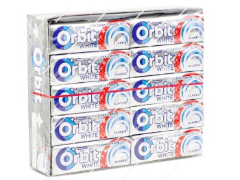 Orbit Chicles White Classic 30 uds