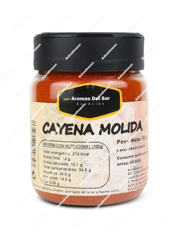 Aromas del Sur Cayena Molida 90 gr