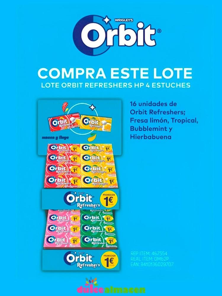 Lote Orbit Refreshers 64 uds