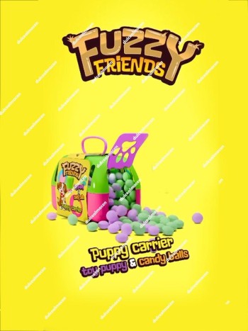 Jojo Fuzzy Friends Bolitas de Caramelo 12 uds
