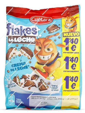 Cuetara Choco Flakes Crema Leche