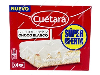 Cuétara bizcocho choco blanco PVP 1
