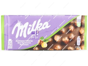 Milka Tableta con Avellanas Enteras 90gr