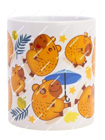 Stor Taza Cerámica Capibaras 325 ml