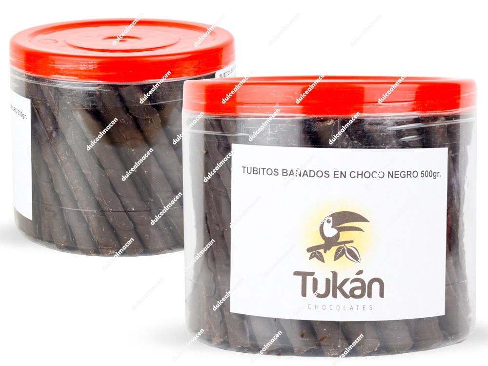 Tukán Tubitos Barquillo Bañado en Chocolate 500gr