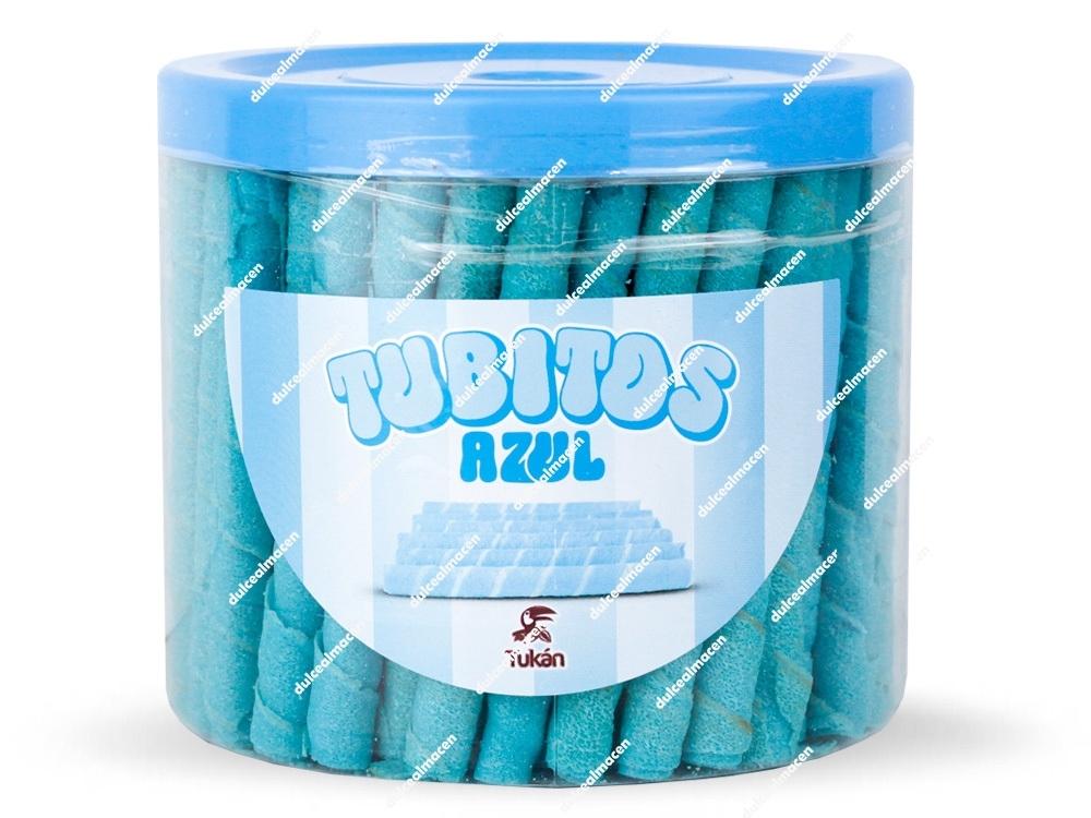 Tukán Tubitos Barquillo Azul 500gr