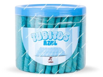Tukán Tubitos Barquillo Azul 500gr