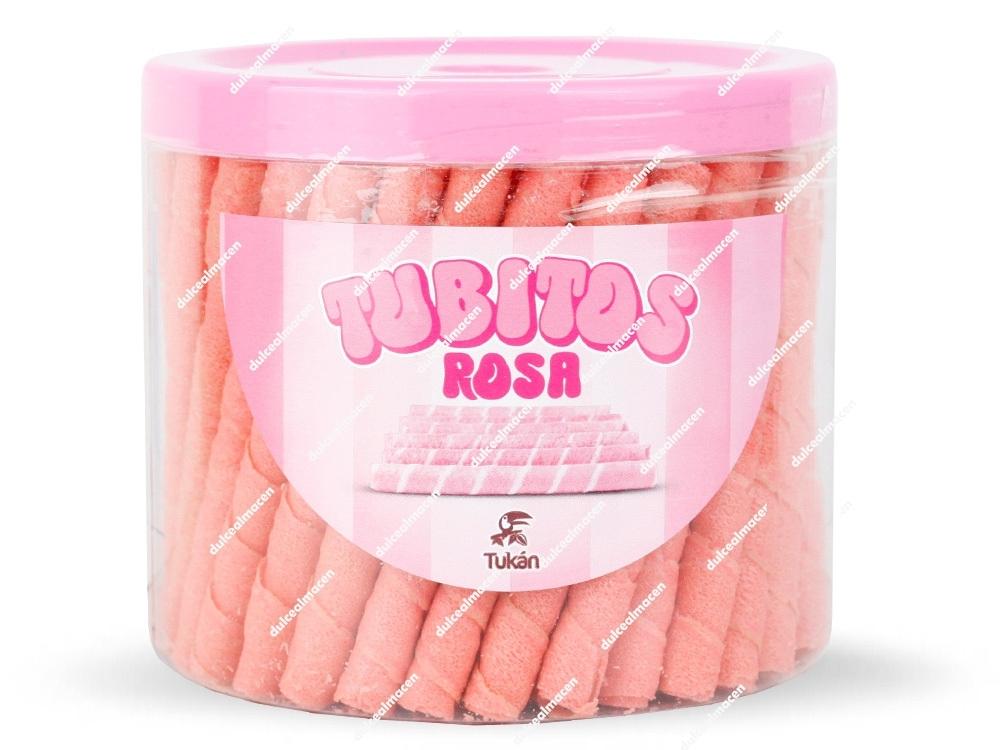 Tukán Tubitos Barquillo Rosa 500gr