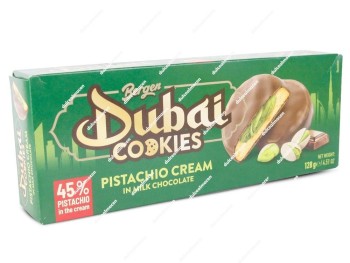 Bergen Cookies Dubai Rellenas Crema de Pistacho 128 gr.