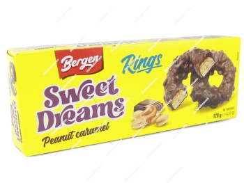 Bergen Rings Rellenas Crema de Cacahute 128 gr.