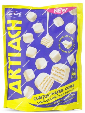 Artiach Cubitos Wafer Chocolate Blanco