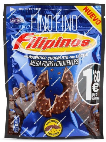 Fino Fino Filipinos Chocolate con Leche 70 gr.