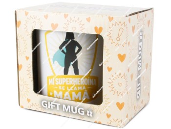 Taza Regalo Mamá Superheroína