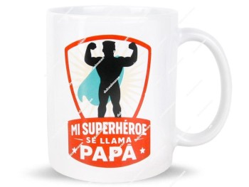 Taza Regalo Papá Superhéroe
