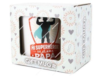Taza Regalo Papá Superhéroe