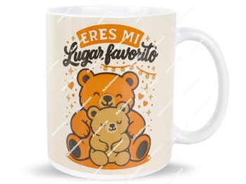 Taza Regalo Eres Mi Lugar Favorito